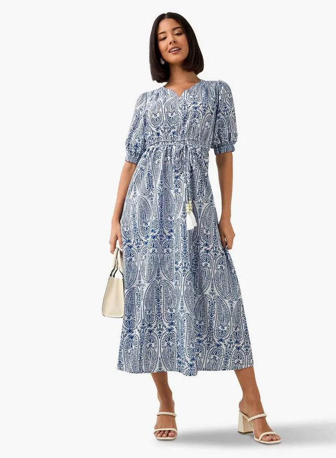 Women's Floral Tie-Up Dress