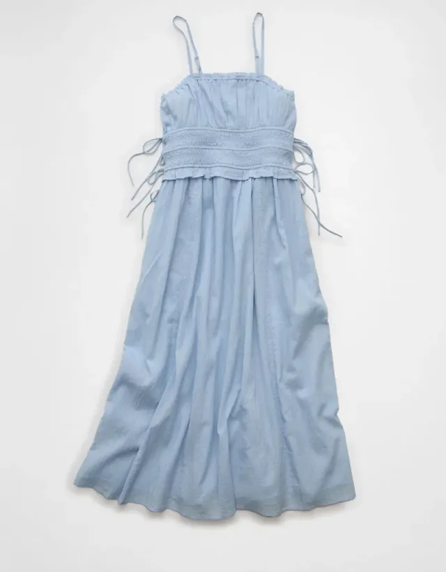 AE Corded Smocking Midi Dress – image 4