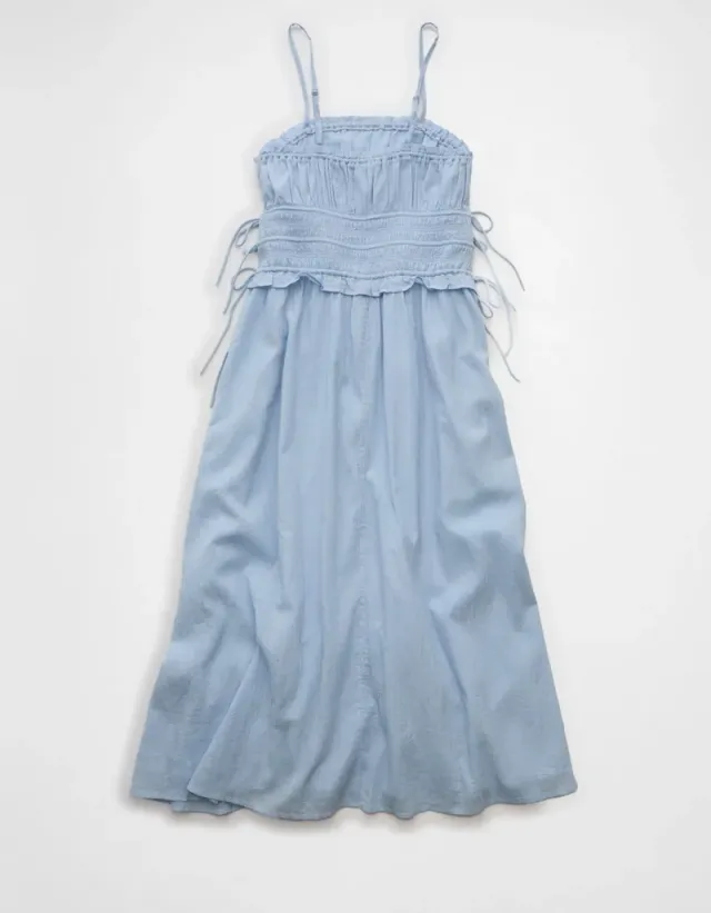 AE Corded Smocking Midi Dress – image 5