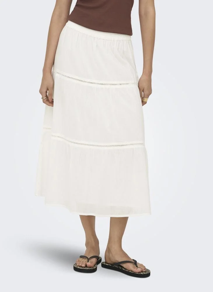 Long Woven Skirt