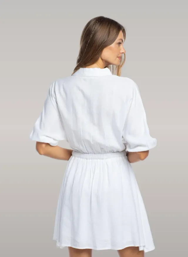 Serena Safari Shirt Mini Dress – image 4