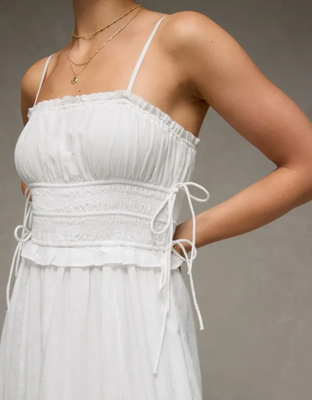 AE Corded Smocked Midi Dress – image 6