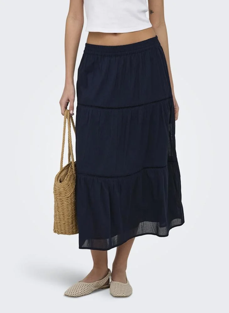 Long Woven Skirt