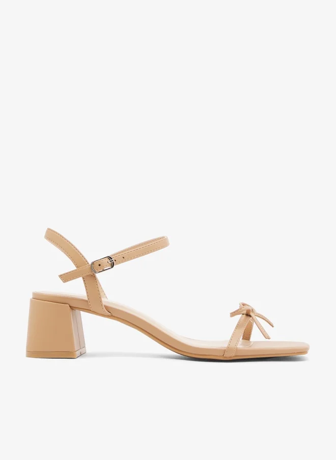 Low Block Heel Sandals