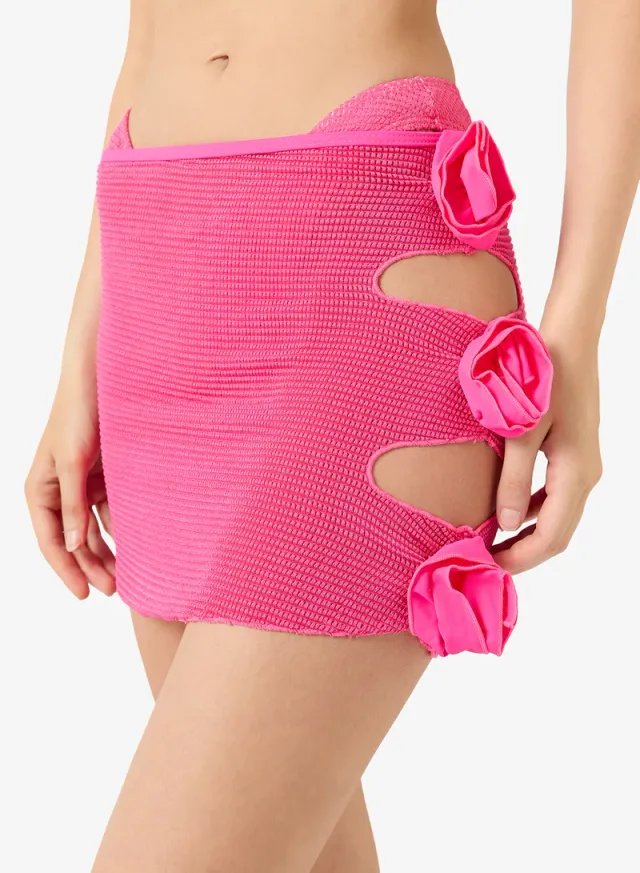 Floral Bikini Set with Skirt – image 5
