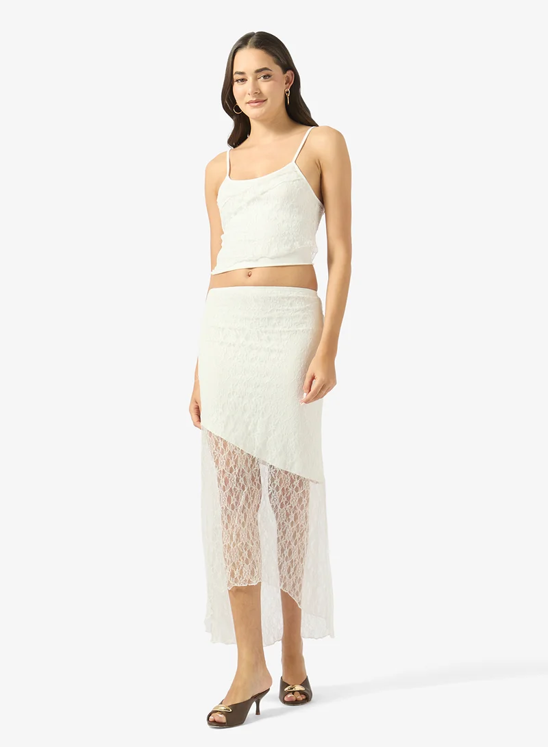 Lace Cami & Maxi Skirt Set