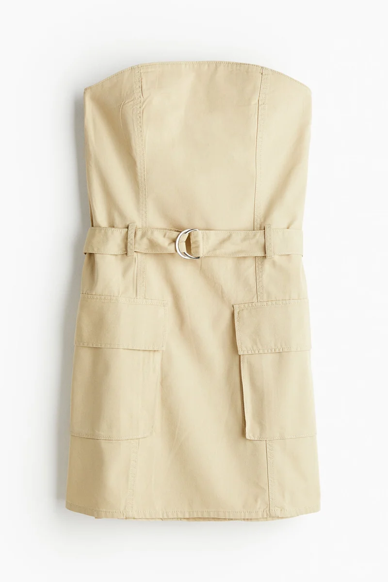 Bandeau Utility Dress