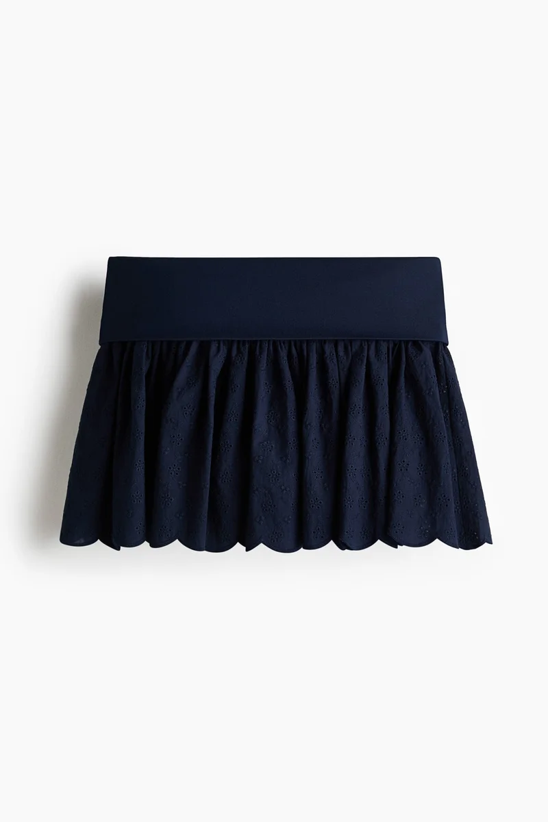 Broderie Anglaise Mini Skort