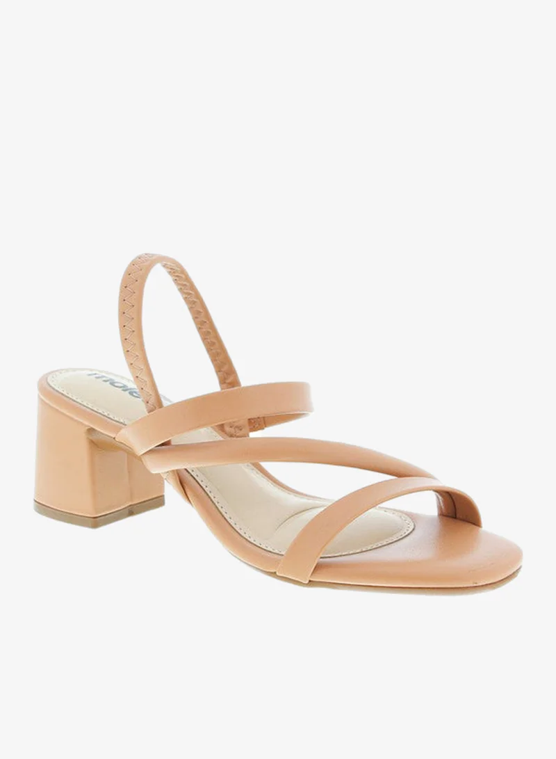 Women's Mid Heel Slingback Ankle Strap Sandals