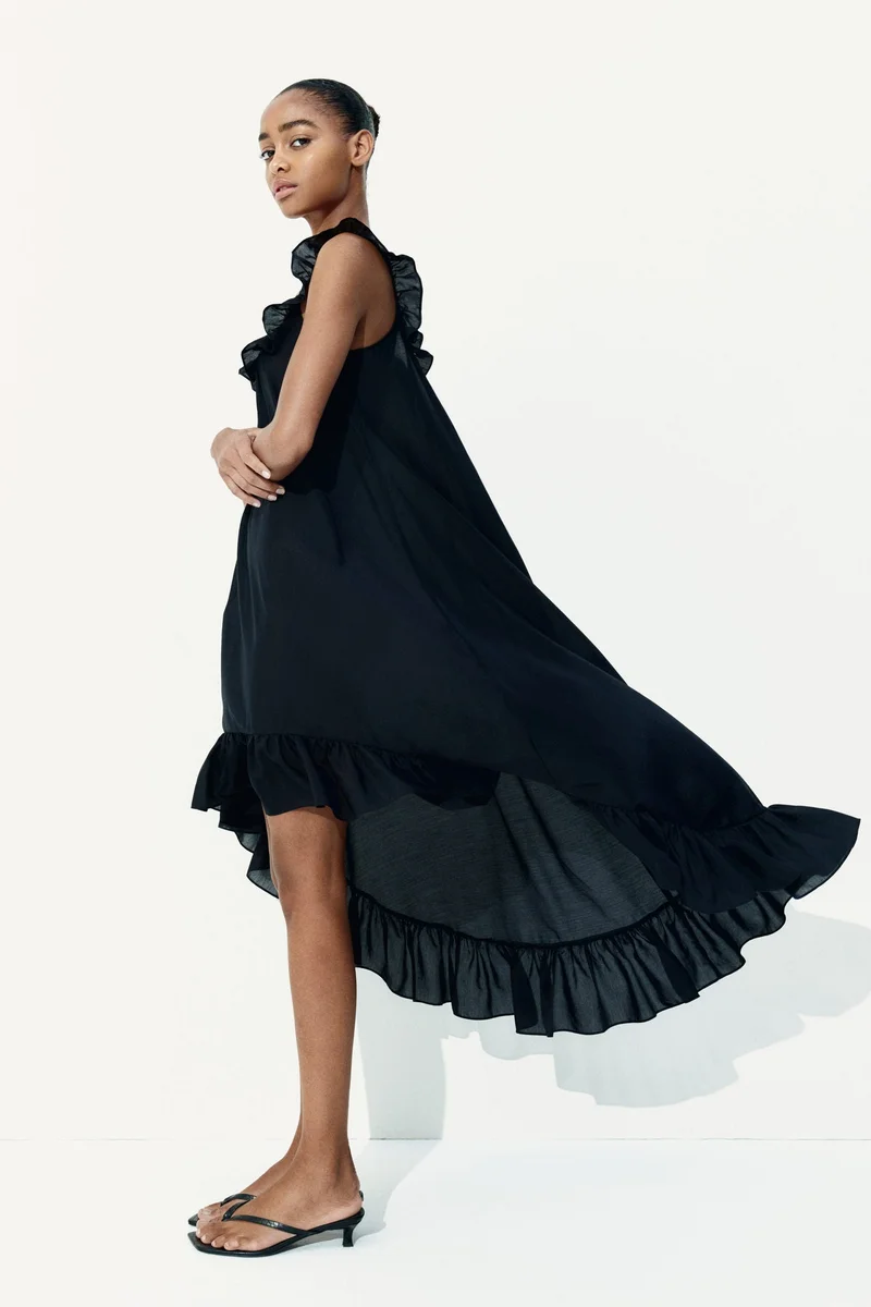 Frill Trimmed Dress