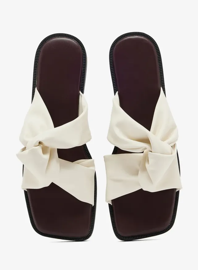Twisted Strap Flat Sandals – image 4