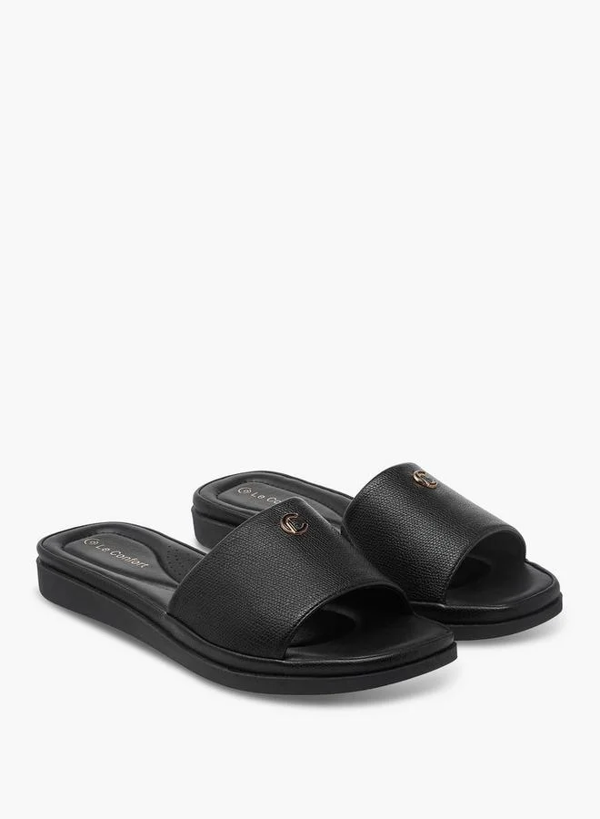 Women's Textured Comfort Slide Sandals