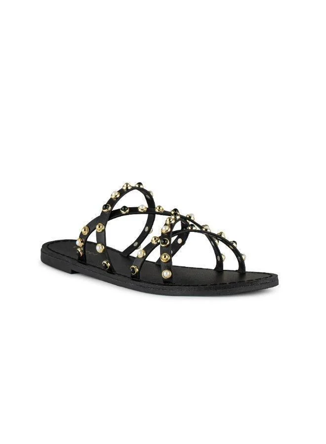 Multi Strap Low Heel Sandals