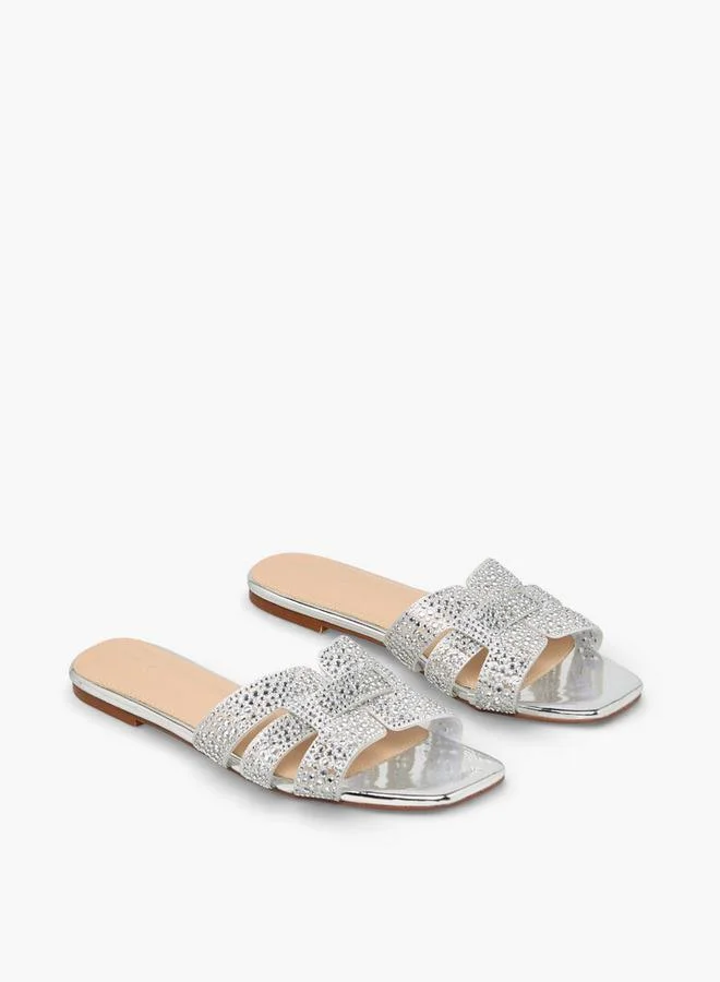 Women's Embellished Slides
