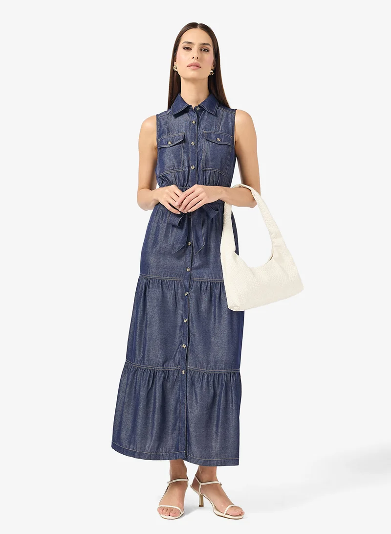 A-line Tiered Dress