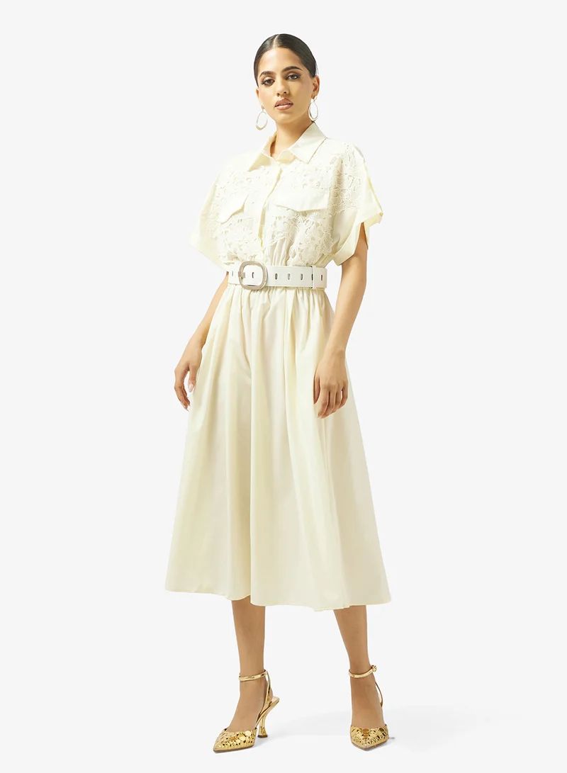 Belted Shirt Dress