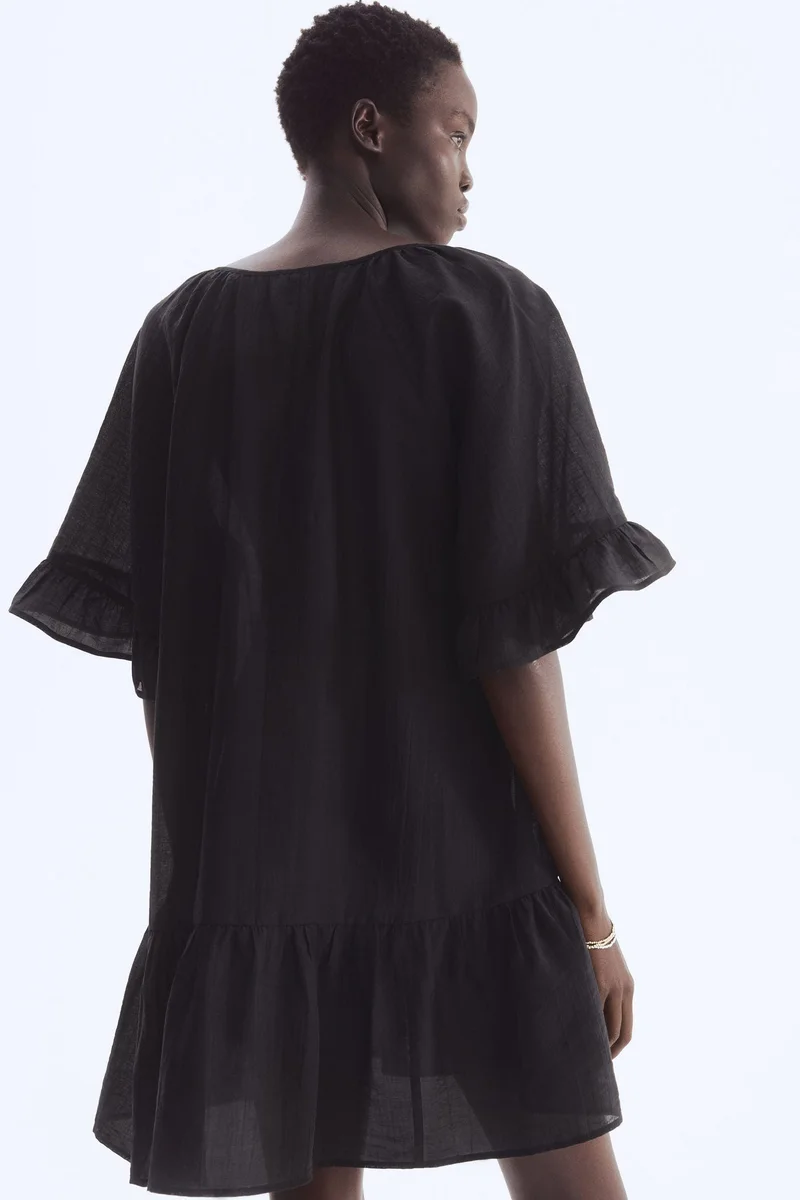 Tunic Dress, Tie-Detail