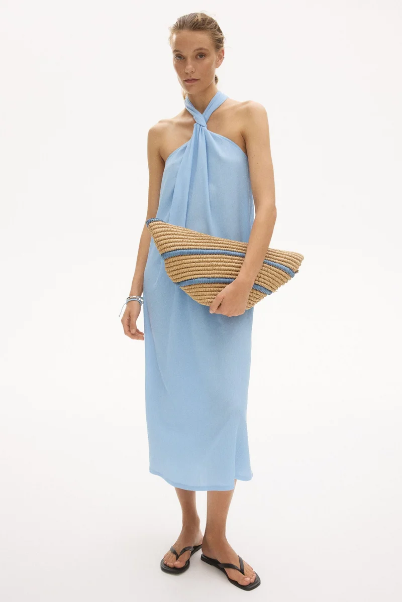 Twist Halterneck Dress