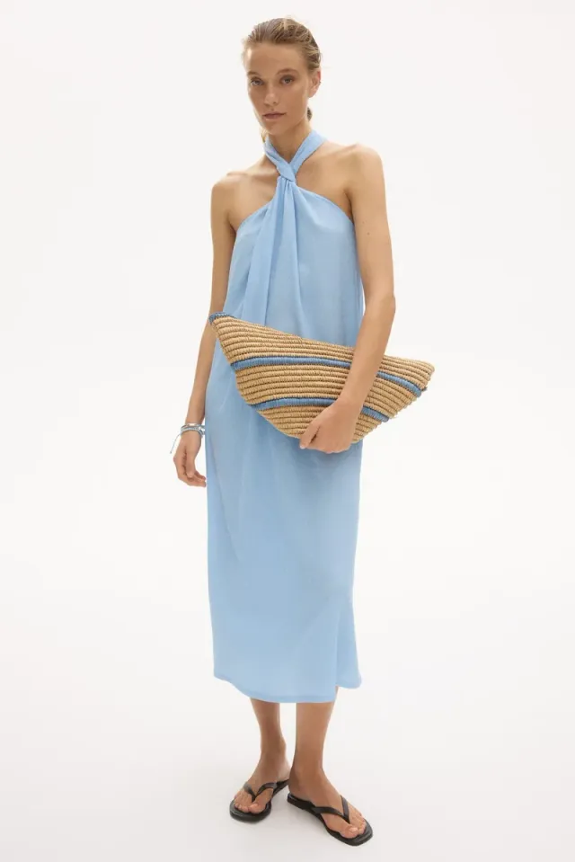 Twist Halterneck Dress