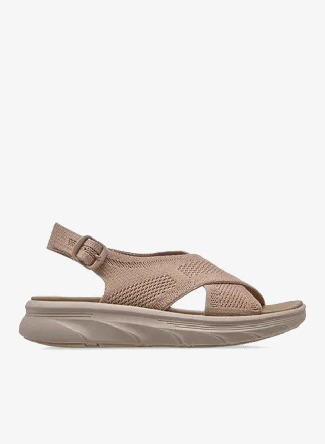 Women's Textured Cross Strap Sandals – image 2