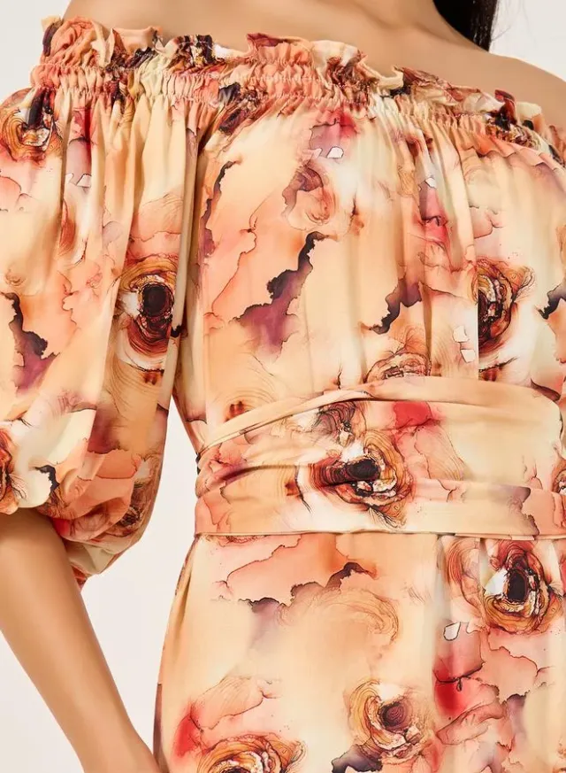 Off-Shoulder Leopard Dress – image 4