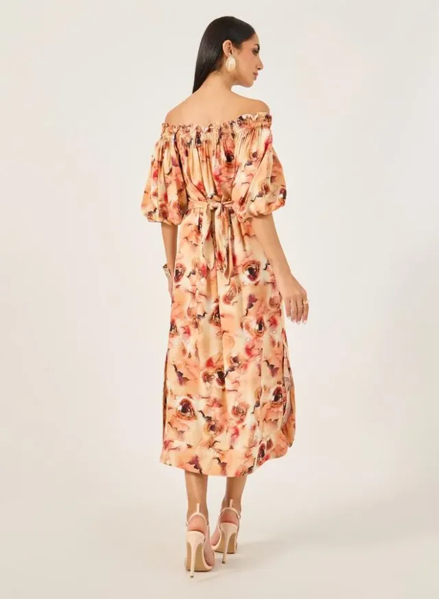 Off-Shoulder Leopard Dress – image 5