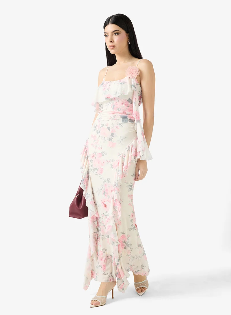 Floral Ruffle Dress