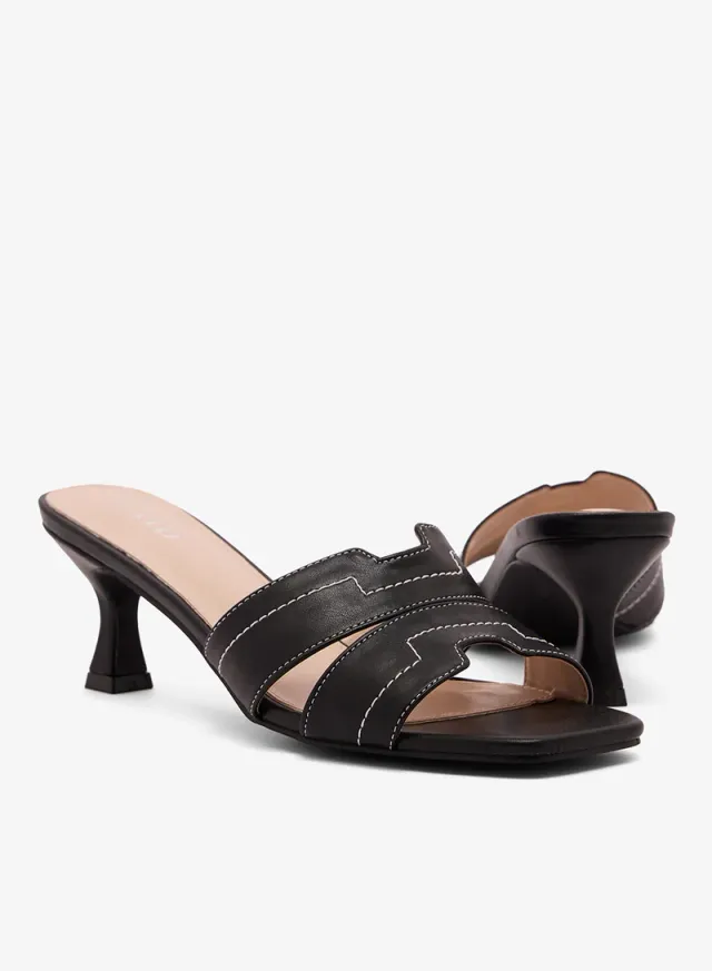 Kitten Heel Mule Sandals – image 4