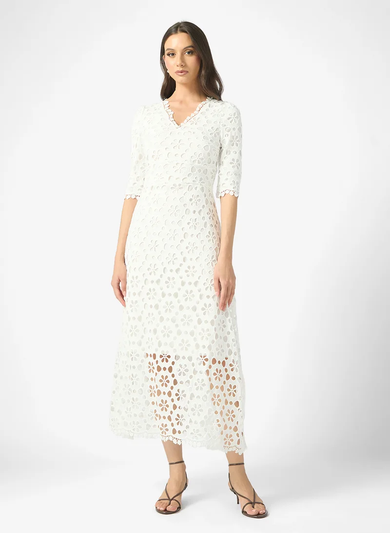 Lace A-Line Dress