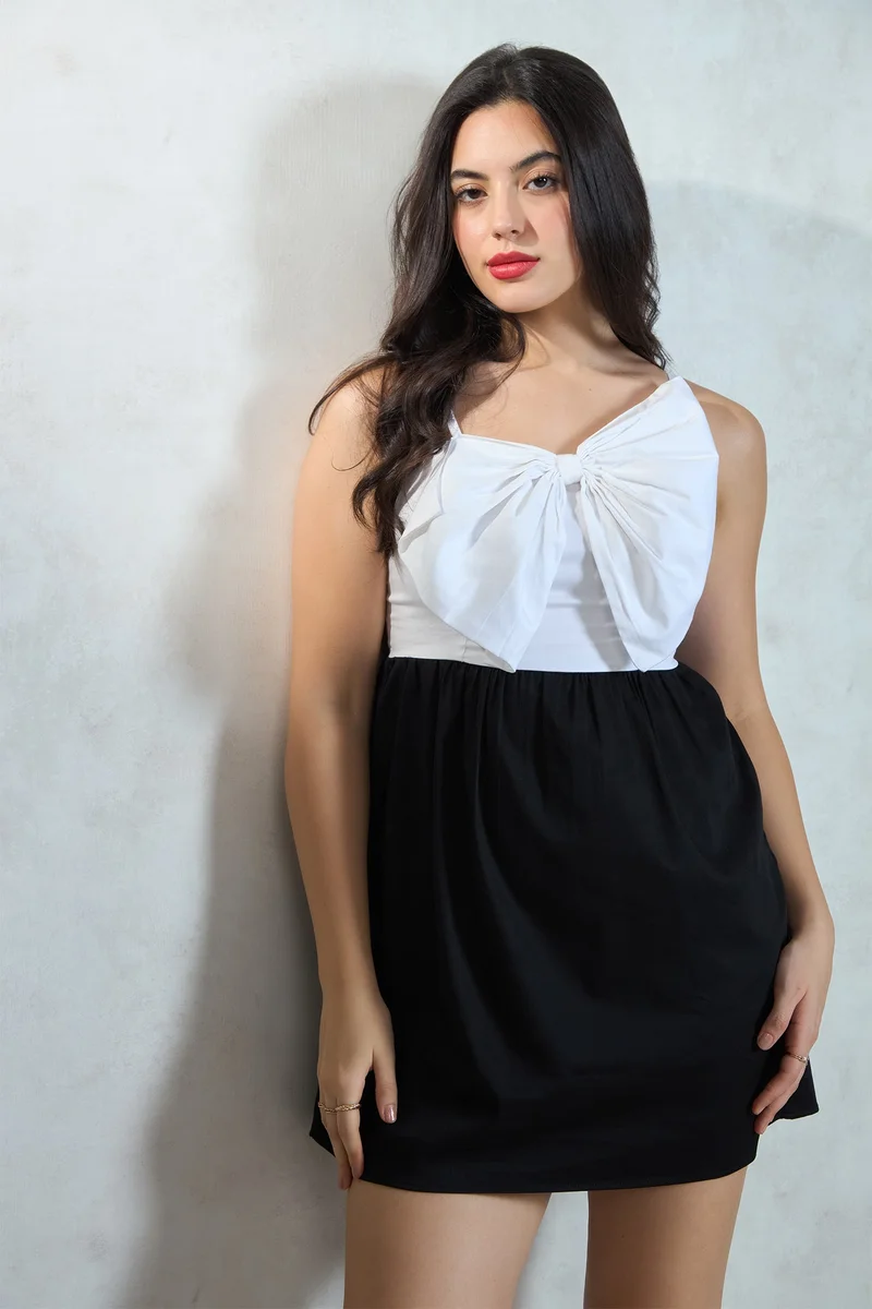Bow Accent Dress
