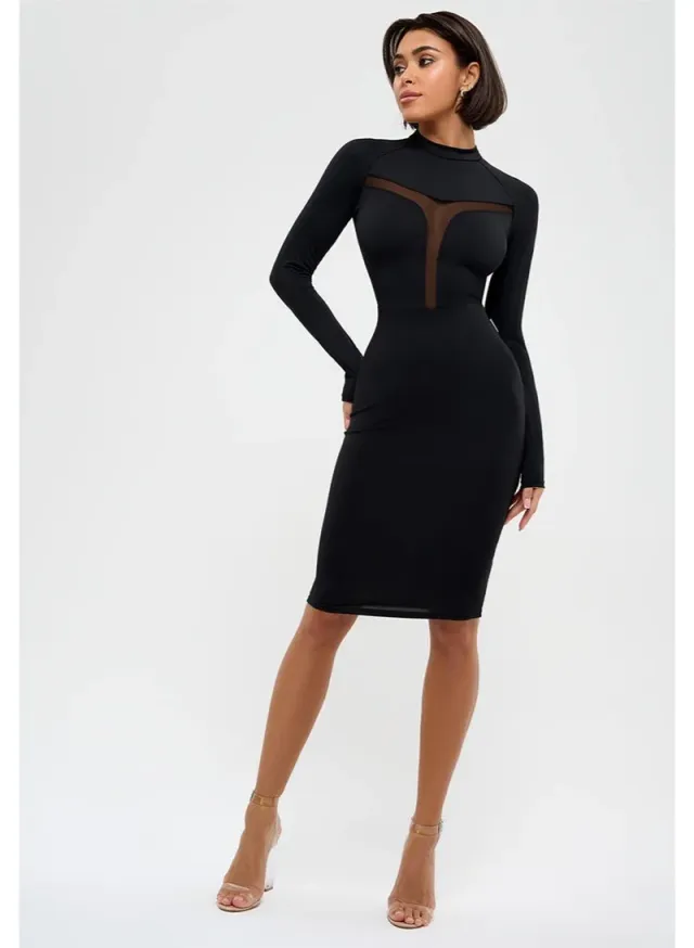Bona Fide Women's Sleeveless Mini Cutout Dress Black – image 6