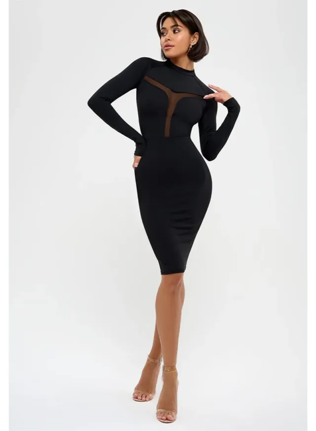 Bona Fide Women's Sleeveless Mini Cutout Dress Black – image 9