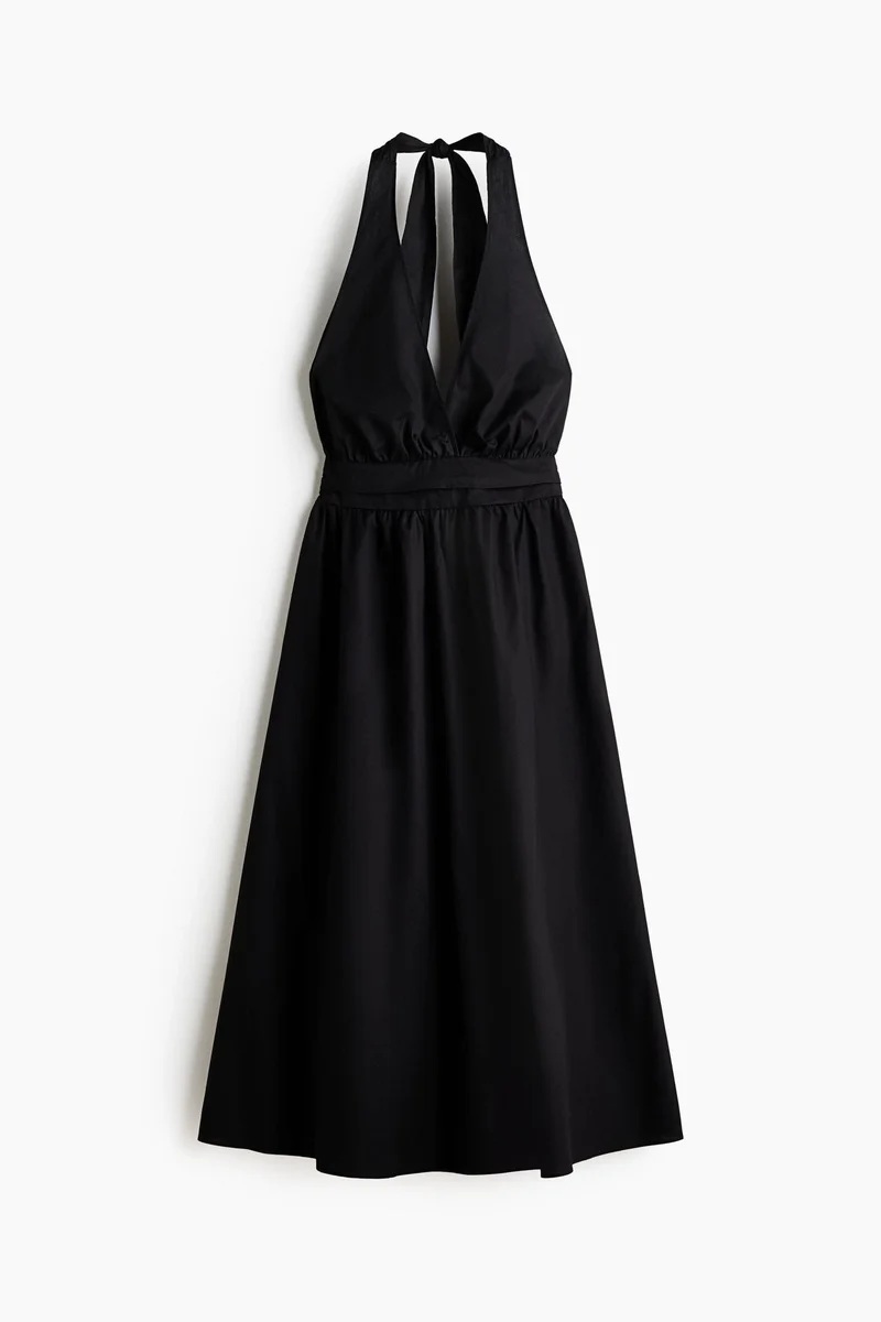 Cotton Halter Dress