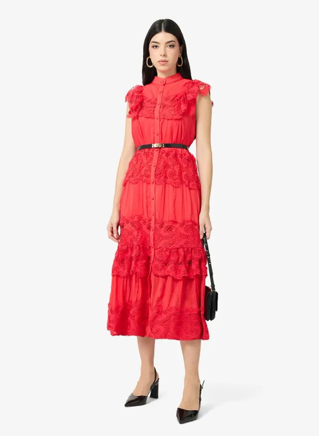Lace A-Line Dress – image 4