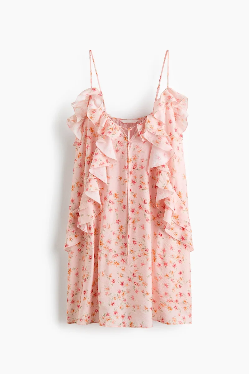 Strappy Flounce Dress
