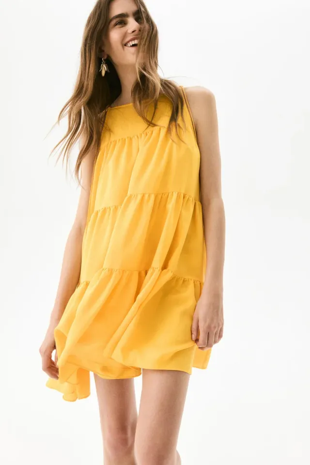 Tiered A-line dress
