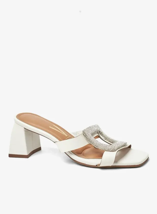 Women's Mid Heel Slingback Ankle Strap Sandals