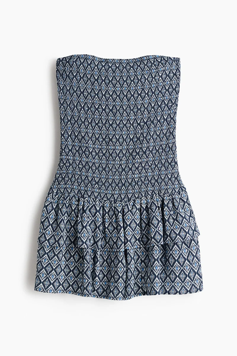 Smocked Tiered Dress