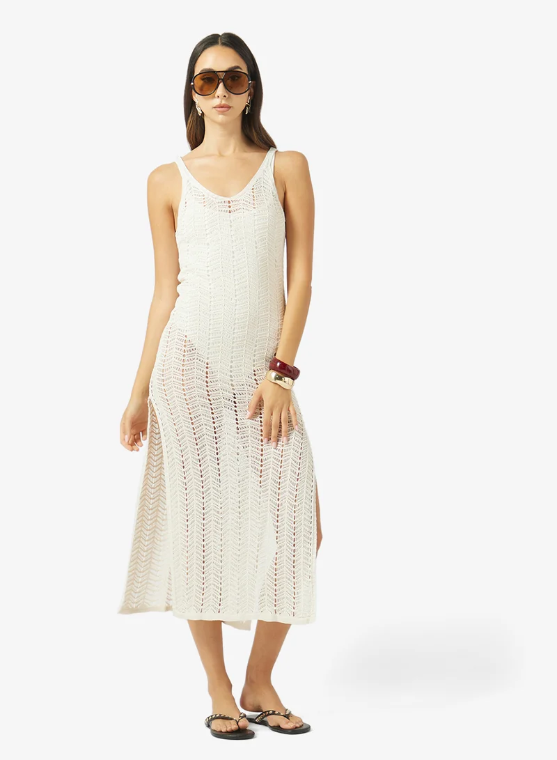 Strappy Crochet Beach Dress