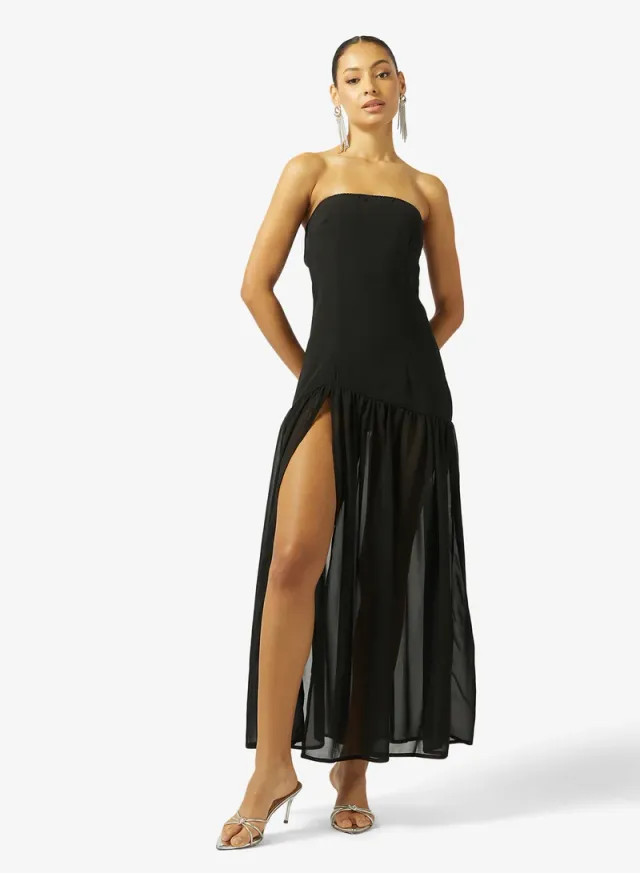 فستان مكشوف الكتف مزخرف – صورة 10