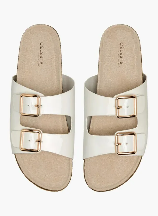 Women's Buckle Slide Sandals