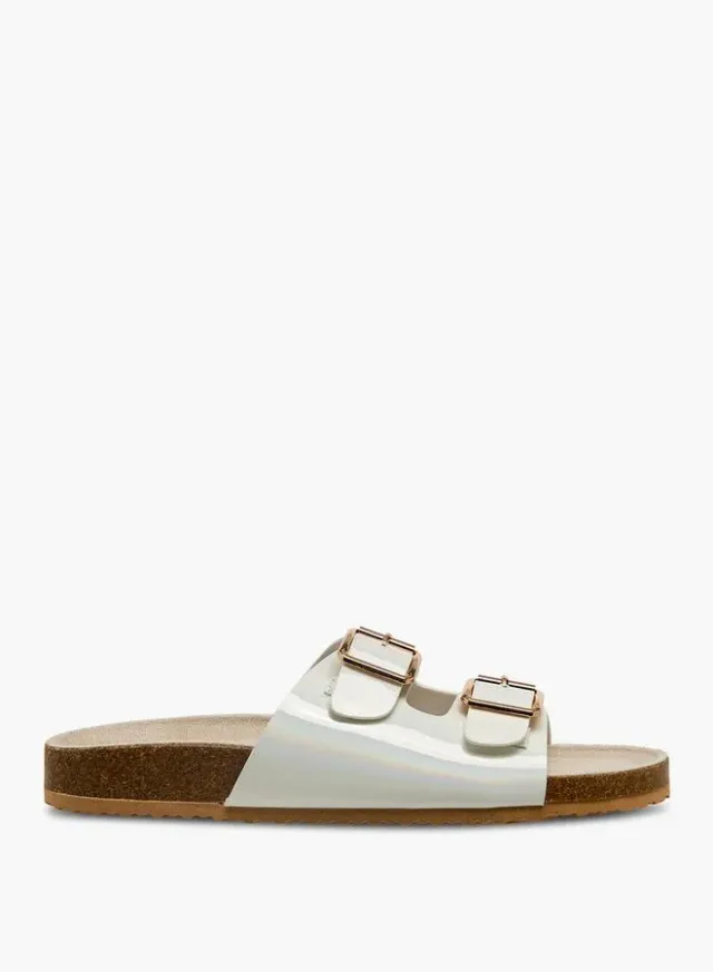 Women's Flat Sandals with Adjustable Buckle Straps – image 2