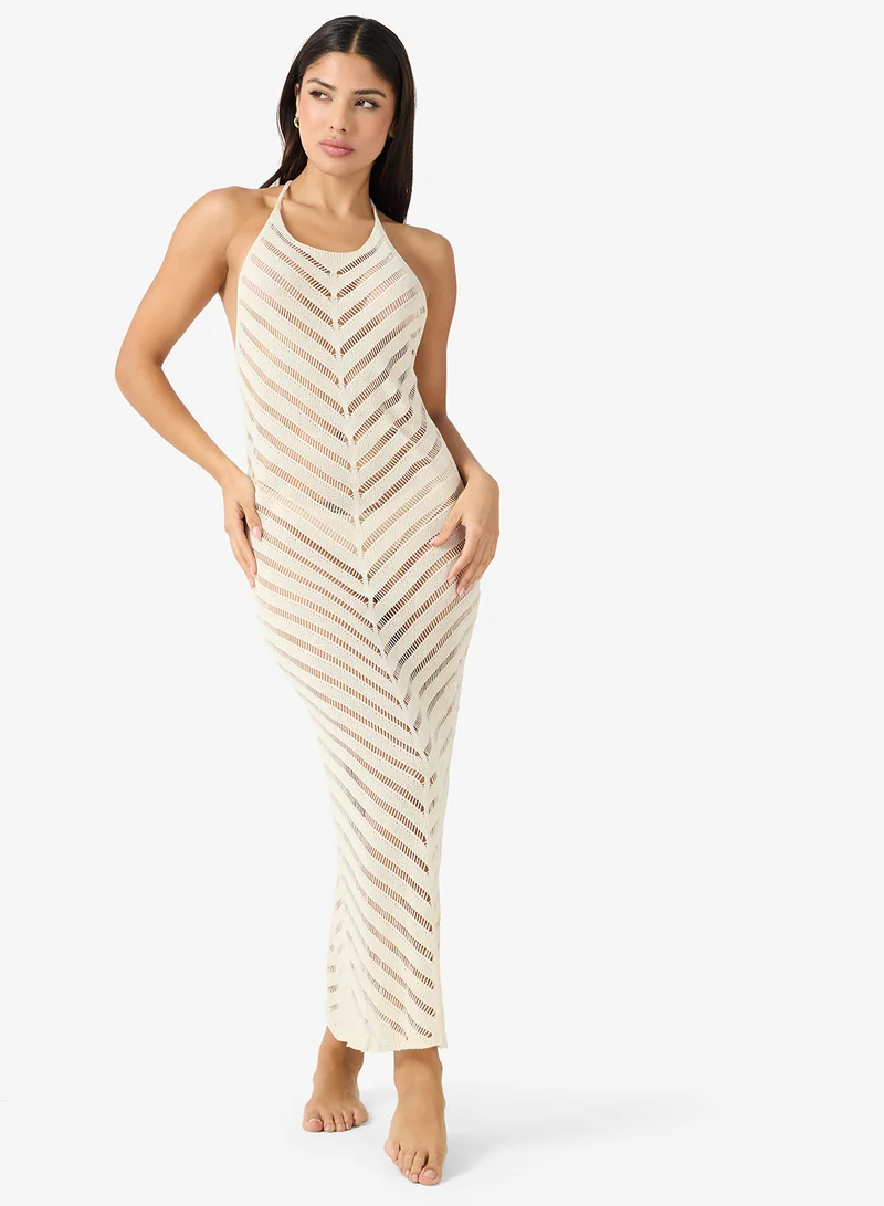 Halter Crochet Beach Dress