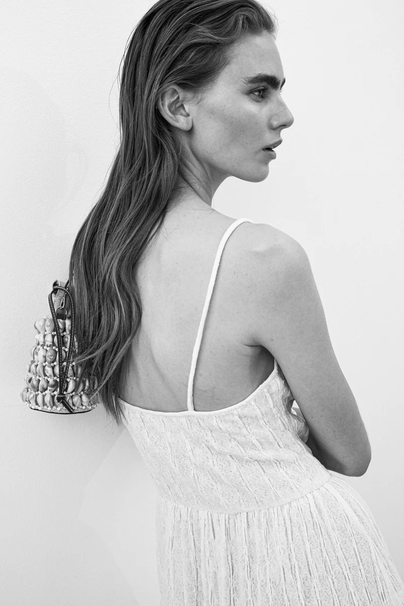 Crinkled Strappy Dress