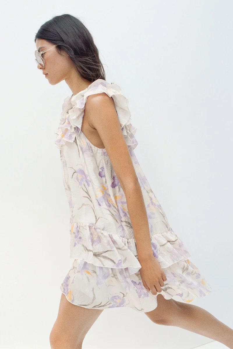 Frill Trim Dress