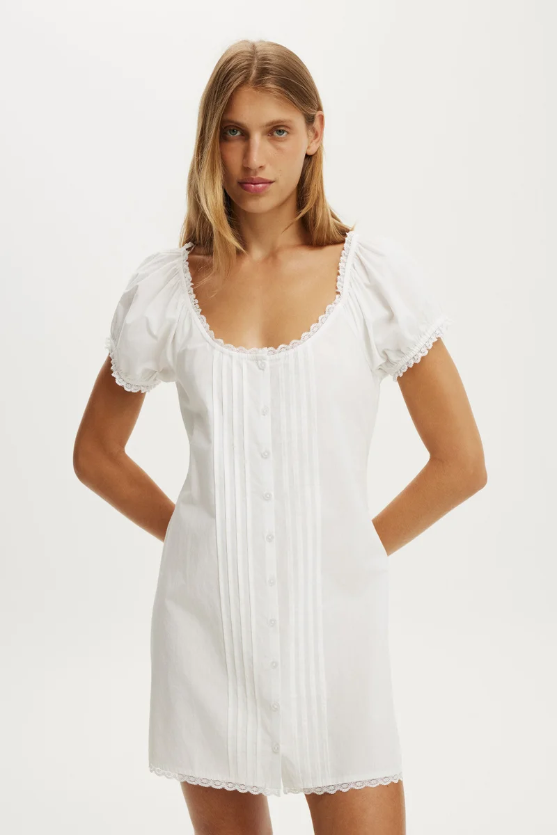 EMMA BABYDOLL MINI DRESS