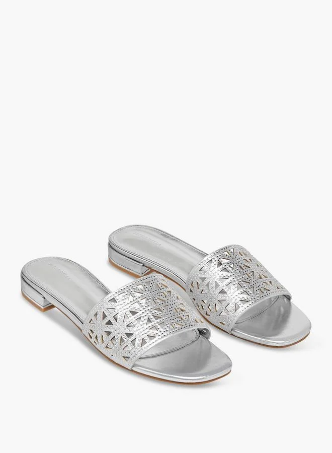 Women's Cutout Slide Sandals