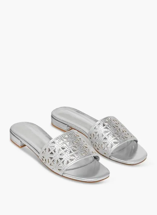 Women's Cutout Slide Sandals