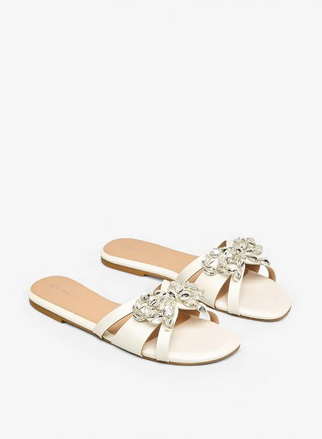 Flora Bella Women's Embellished Flat Sandals