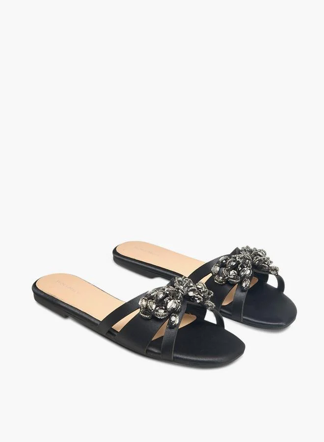 Flora Bella Women's Embellished Flat Sandals